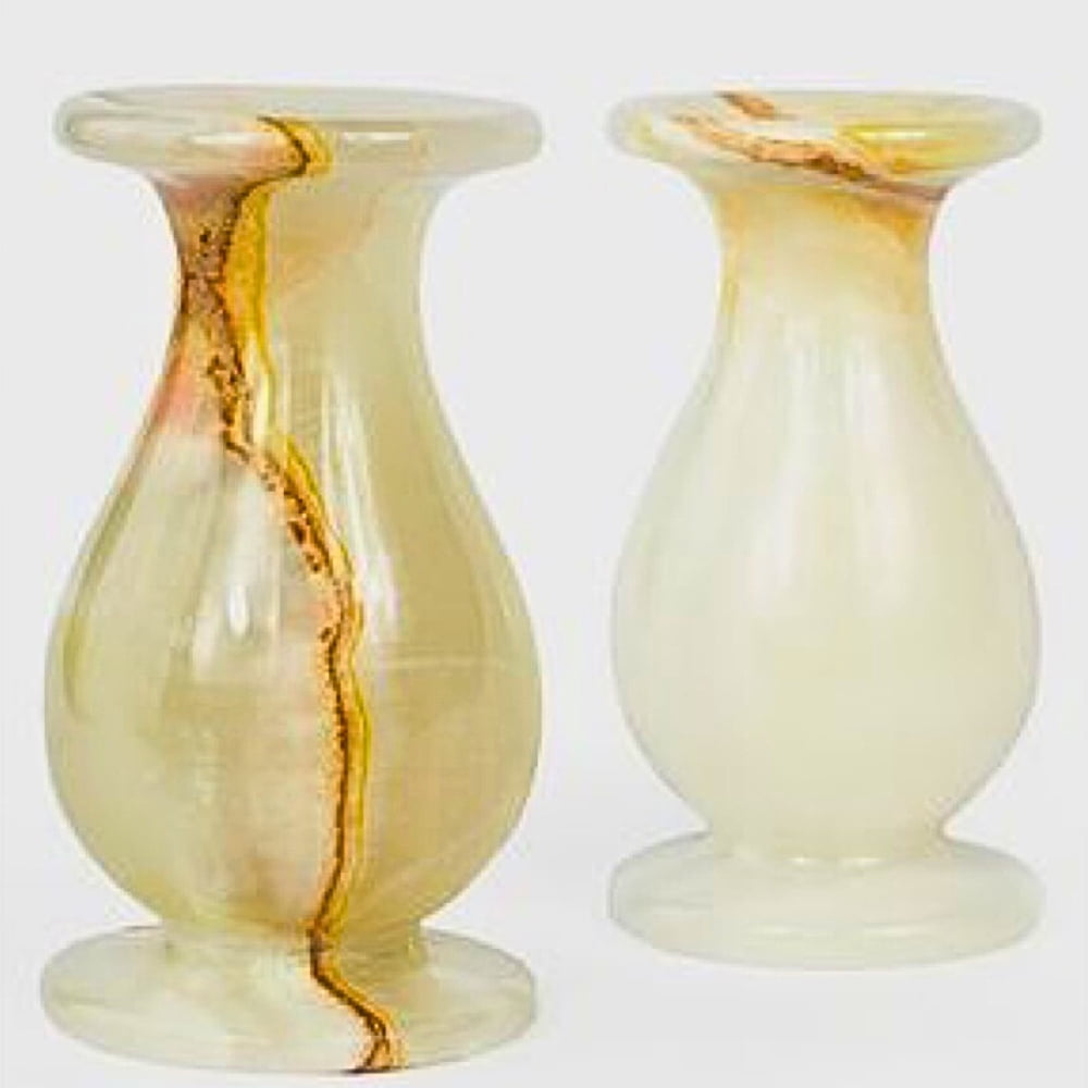 MINI VASOS DE ÔNIX ARREDONDADO UNIDADE